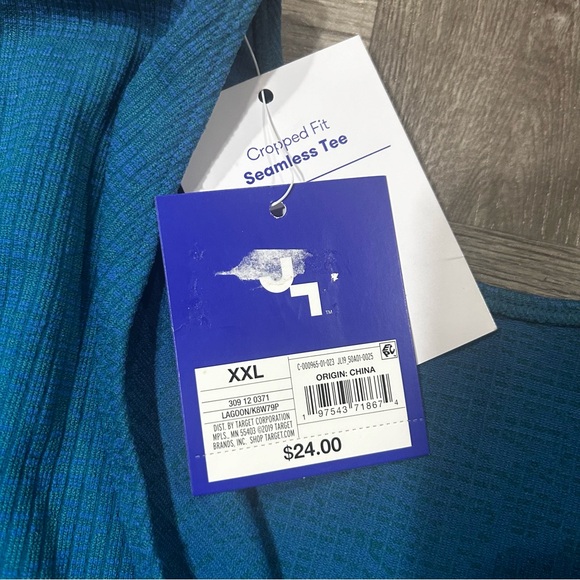 NWT JoyLab Women's Cropped Seamless Long Sleeve Tee Size XXL - Picture 4 of 6